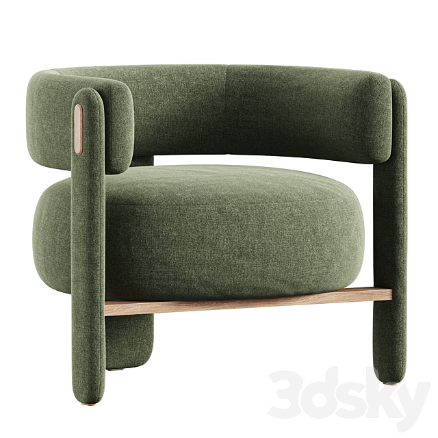 Choux Armchair by Mambo Unlimited Ideas 3ds Max - thumbnail 2