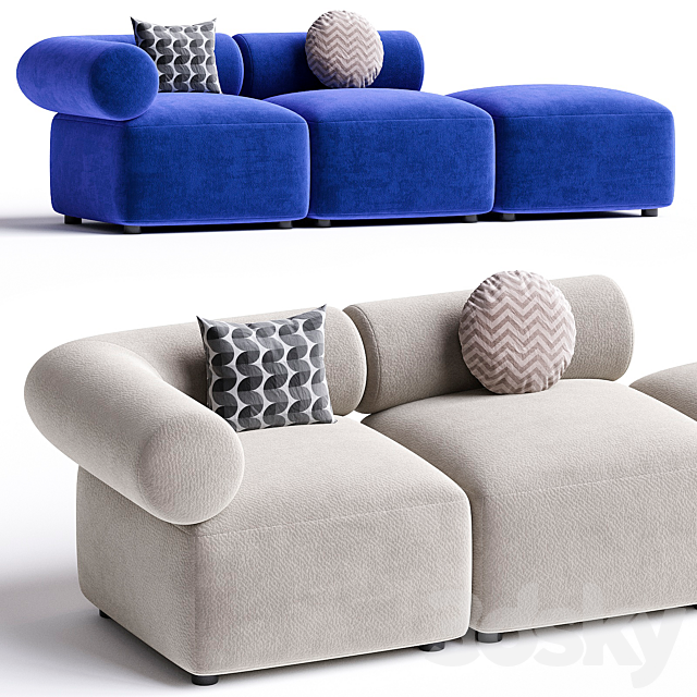 OFFO | Modular sofa by annud 3ds Max - thumbnail 2
