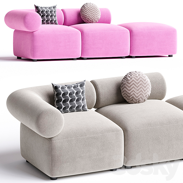 OFFO | Modular sofa by annud 3ds Max - thumbnail 3