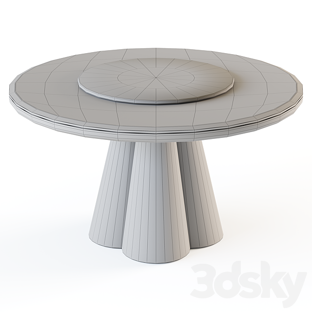 GEO round tables by CEPPI 3ds Max - thumbnail 3