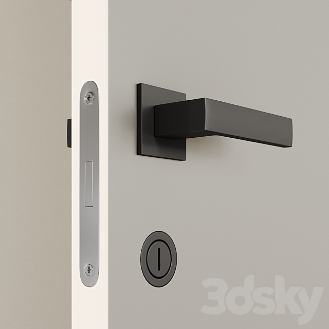 Concealed door. 3ds Max - thumbnail 2
