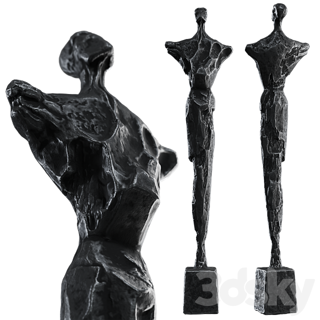 Sculpture Frank Arnold 03 3ds Max - thumbnail 2