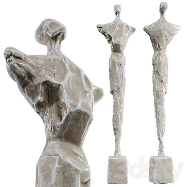 Sculpture Frank Arnold 03 3ds Max - thumbnail 3