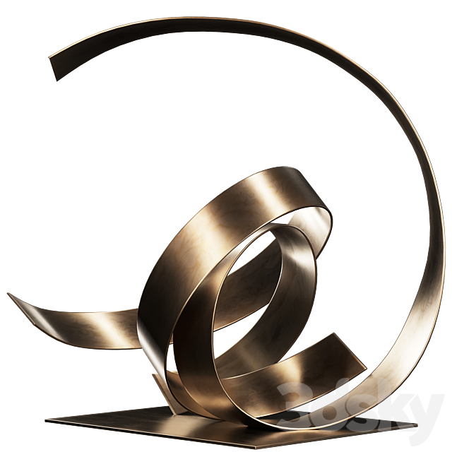 Sculpture Damon Hyldreth Knot 05 3ds Max - thumbnail 3
