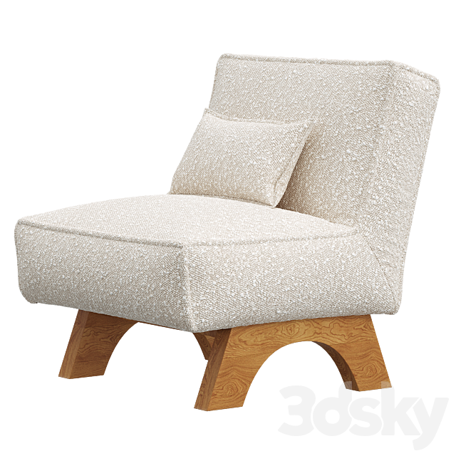 Drayk Lounge Chair 3ds Max - thumbnail 2
