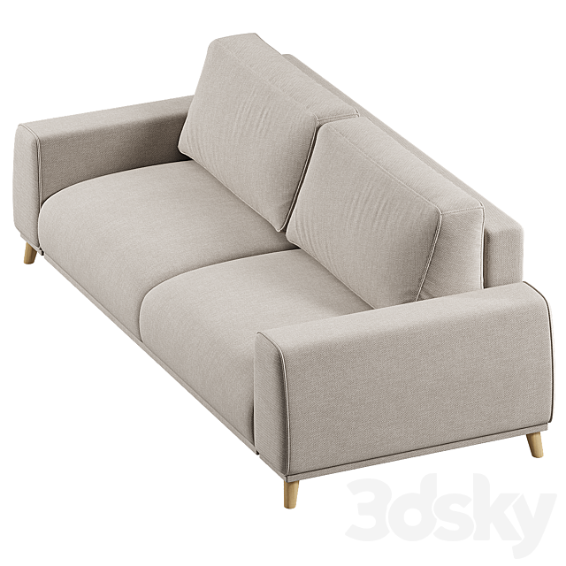 Laronso Sofa Laronso Soft Latte 3ds Max - thumbnail 2