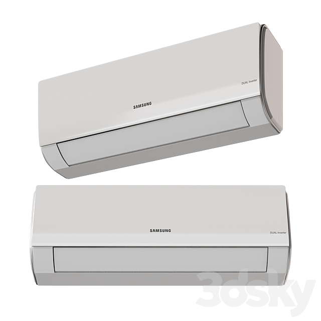 Air conditioner SAMSUNG-AR12TXHQASINUA 3ds Max - thumbnail 2