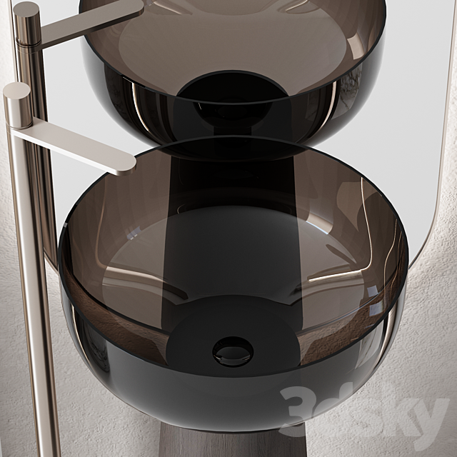 Bathroom furniture No. 29 3ds Max - thumbnail 2