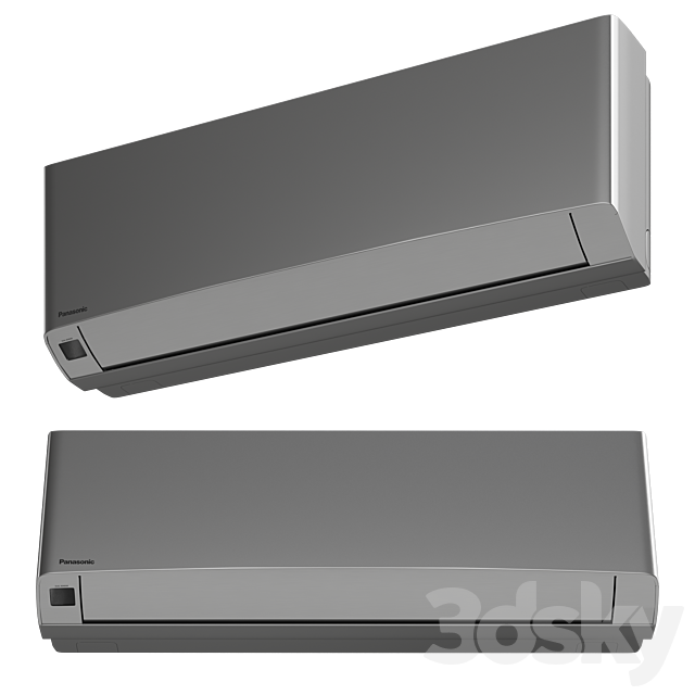 Air conditioner Panasonic 3ds Max - thumbnail 2