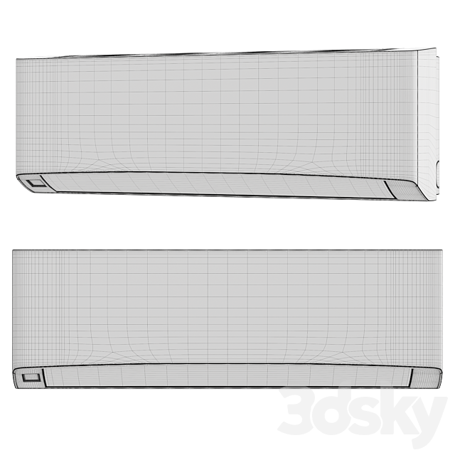 Air conditioner Panasonic 3ds Max - thumbnail 3