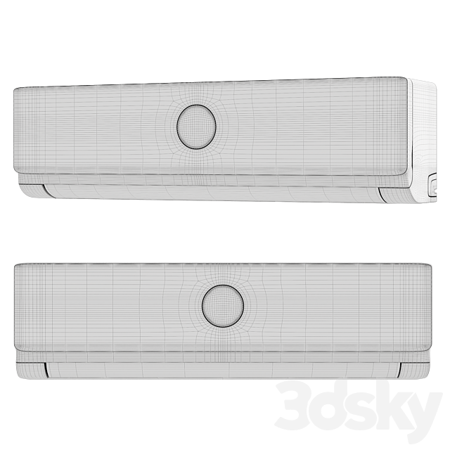 Air conditioner Bosch-Climate-CL-3000i-RAC-7.0 3ds Max - thumbnail 3