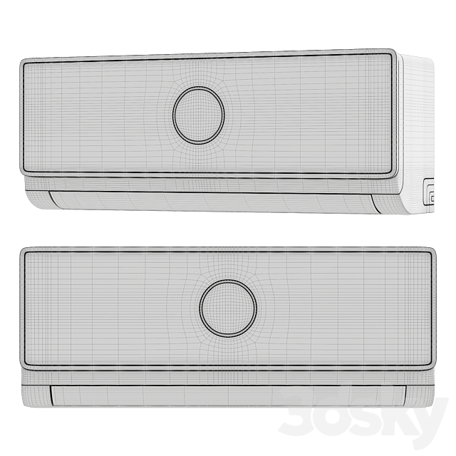 Air conditioner Bosch Climate CL 5000i RAC 2.6 3ds Max - thumbnail 3