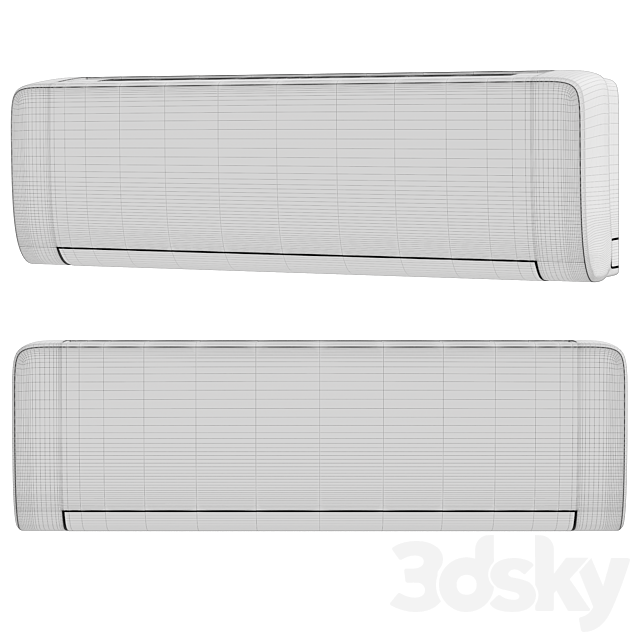 Air conditioner Haier-Lightera-HSU-36HNS03-R2 3ds Max - thumbnail 3