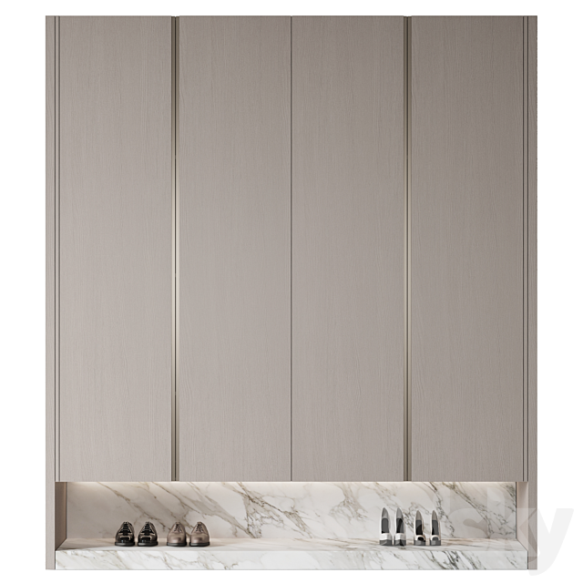 Wardrobe №22 Vray 3ds Max - thumbnail 2