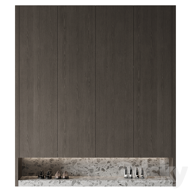 Wardrobe №22 Vray 3ds Max - thumbnail 3