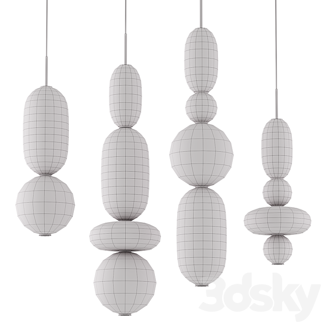 Omari pendant 3ds Max - thumbnail 2