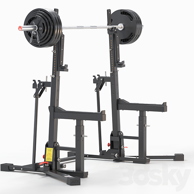 ATX_IPF Powerlifting Combo Rack COP-700 3ds Max - thumbnail 3