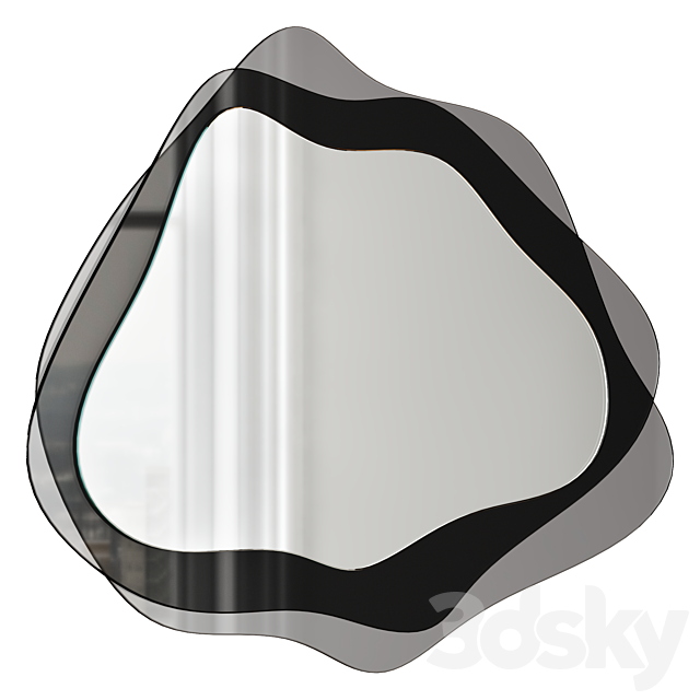 Decorative mirror Mirror 04 3ds Max - thumbnail 2