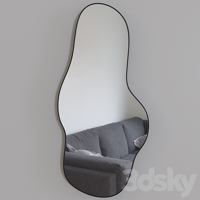 Figured mirror with lighting Atmosfera Extra 3ds Max - thumbnail 2