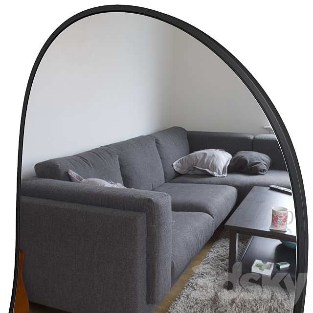 Figured mirror with lighting Atmosfera Extra 3ds Max - thumbnail 3