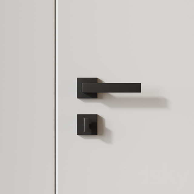 Concealed door 02 3ds Max - thumbnail 2
