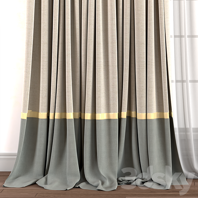 Curtain for Interior 015 3ds Max - thumbnail 2