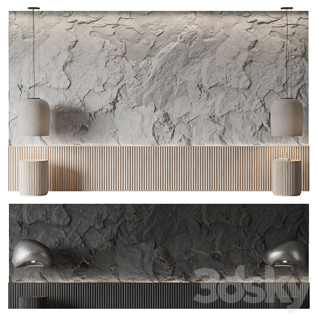 Headboard of bed No. 11 3ds Max - thumbnail 2