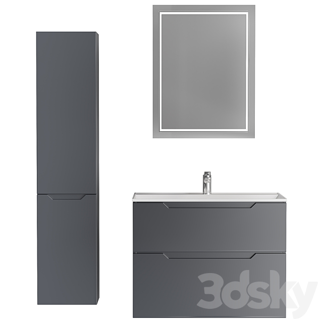 Vanity unit Raval Vector 3D Max - 3DMAXTER