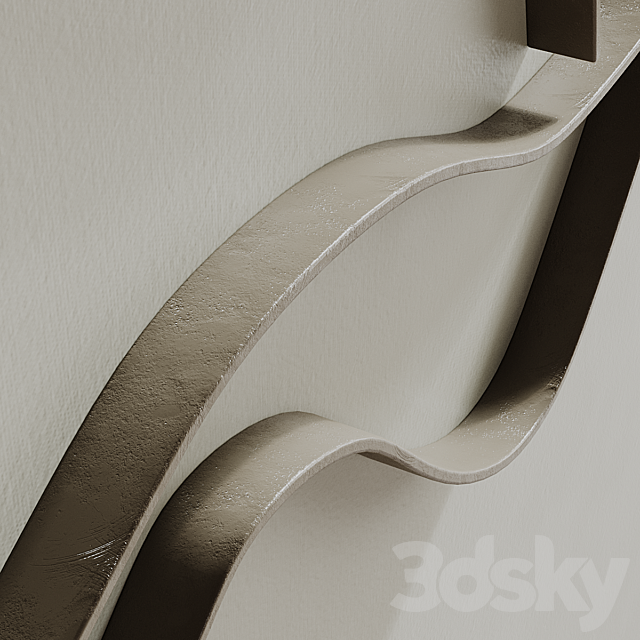 decorative wall art 07 3ds Max - thumbnail 3