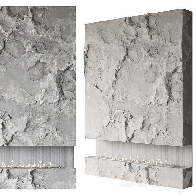 Fireplace #12 3ds Max - thumbnail 2