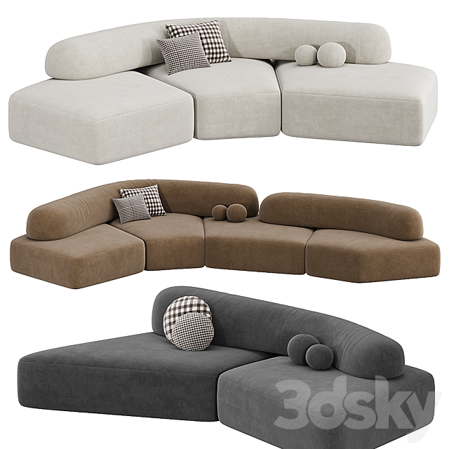 On The Rocks Sofa 3ds Max - thumbnail 3