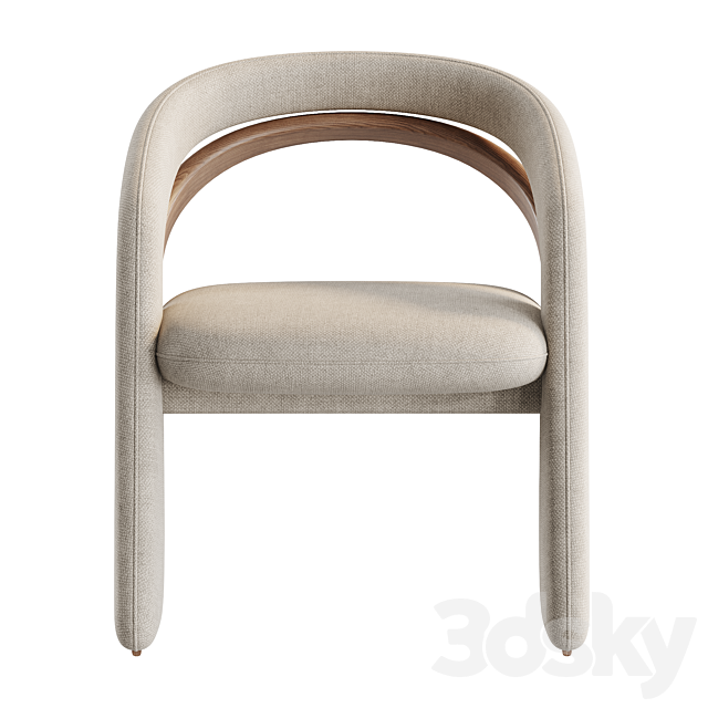 Olga Dining Chair by 1stdibs 3ds Max - thumbnail 3
