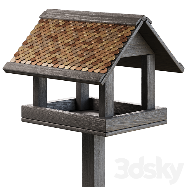 Bird feeders 3ds Max - thumbnail 2