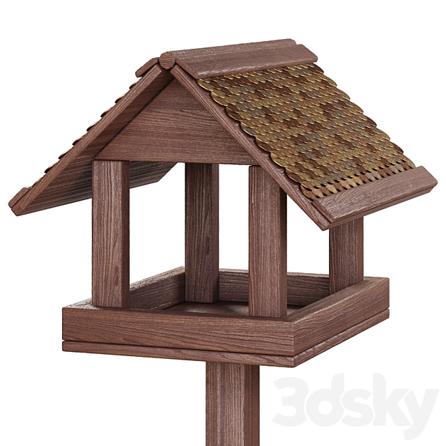 Bird feeders 3ds Max - thumbnail 3