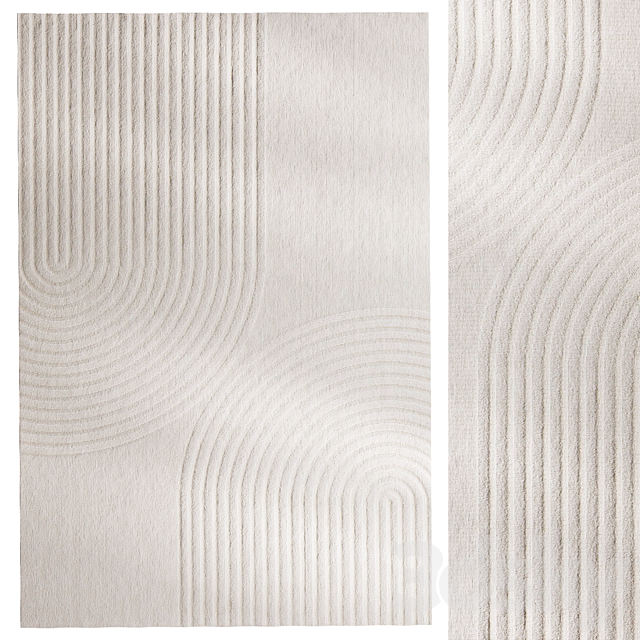 Taro rug from Benuta 3ds Max - thumbnail 2