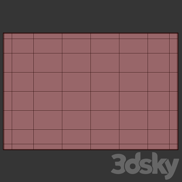 Taro rug from Benuta 3ds Max - thumbnail 3