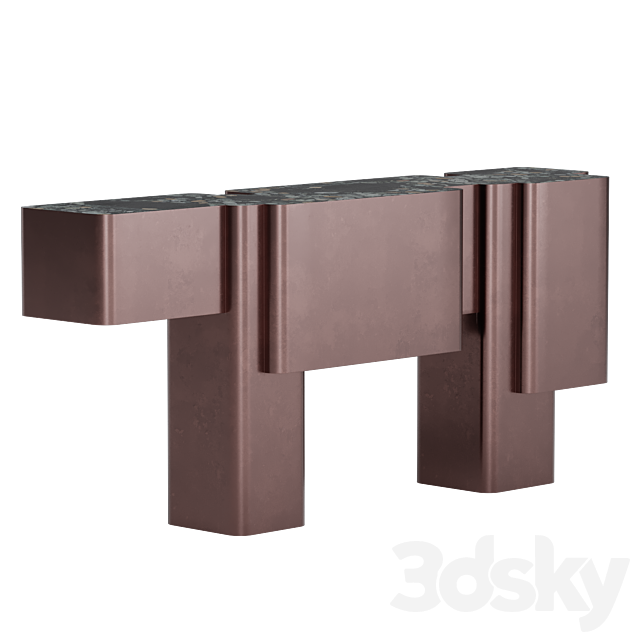 Xenolith Console by Kelly Wearstler 3ds Max - thumbnail 2