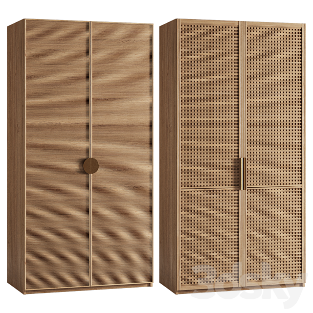 Wardrobe 4 types 3ds Max - thumbnail 3