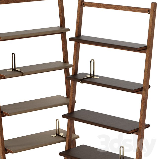 Poltrona Frau Ren Bookcase 3ds Max - thumbnail 2