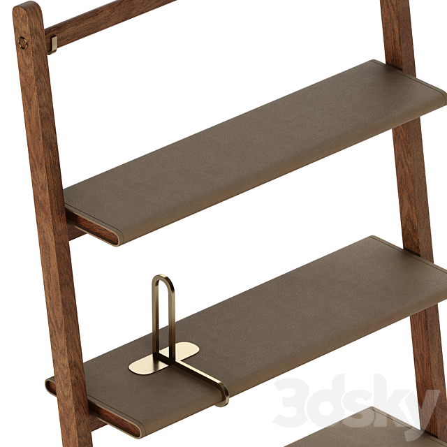 Poltrona Frau Ren Bookcase 3ds Max - thumbnail 3