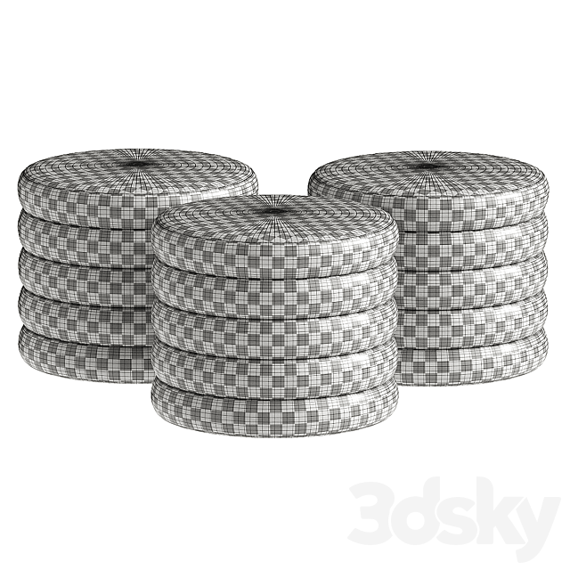 Pole Pouf Pole Bucle 3ds Max - thumbnail 2