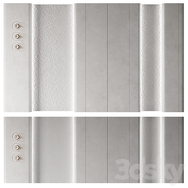 Wall panel No. 28 3ds Max - thumbnail 2