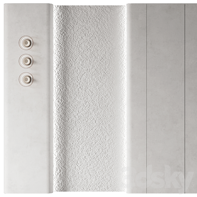Wall panel No. 28 3ds Max - thumbnail 3
