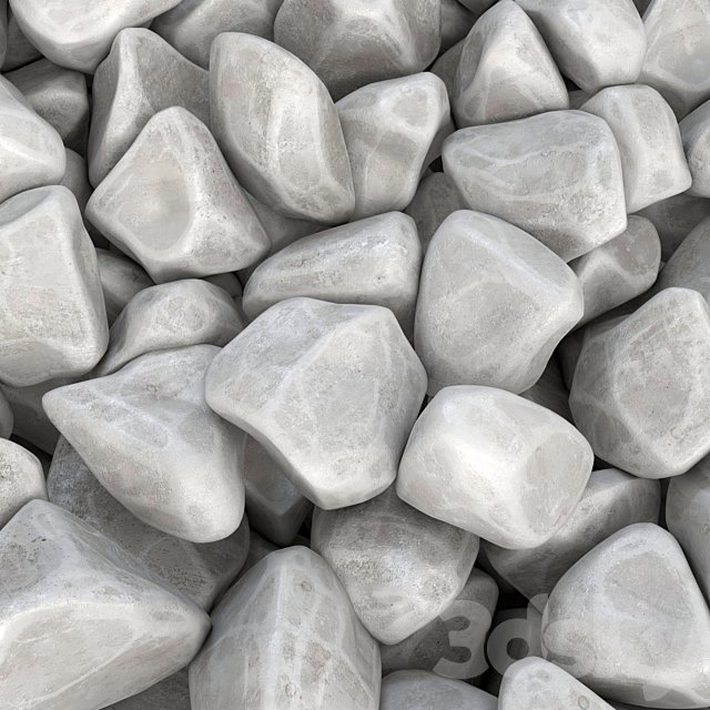 Gravel n3 3ds Max - thumbnail 3