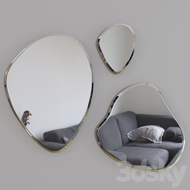 Mirror composition with lighting Crea Extra 3ds Max - thumbnail 2