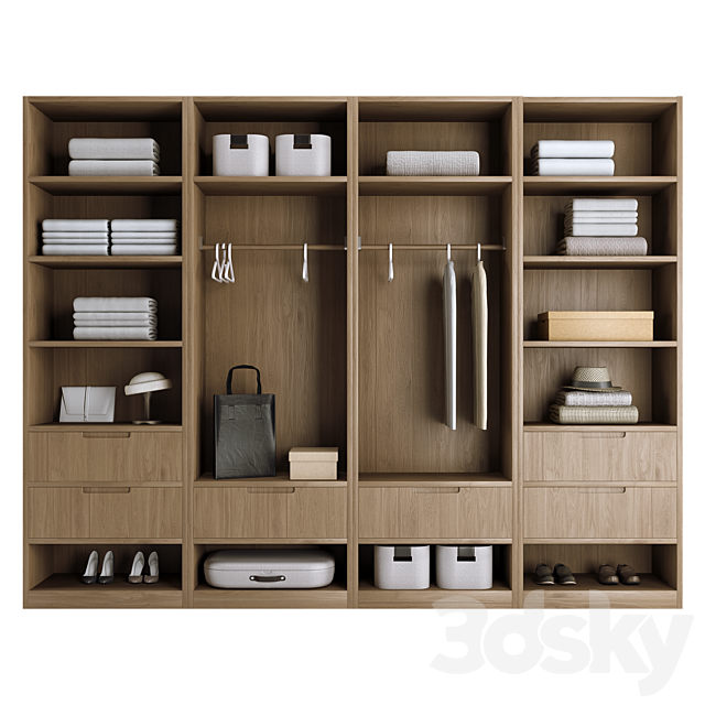 Wardrobe  No.1 3ds Max - thumbnail 3
