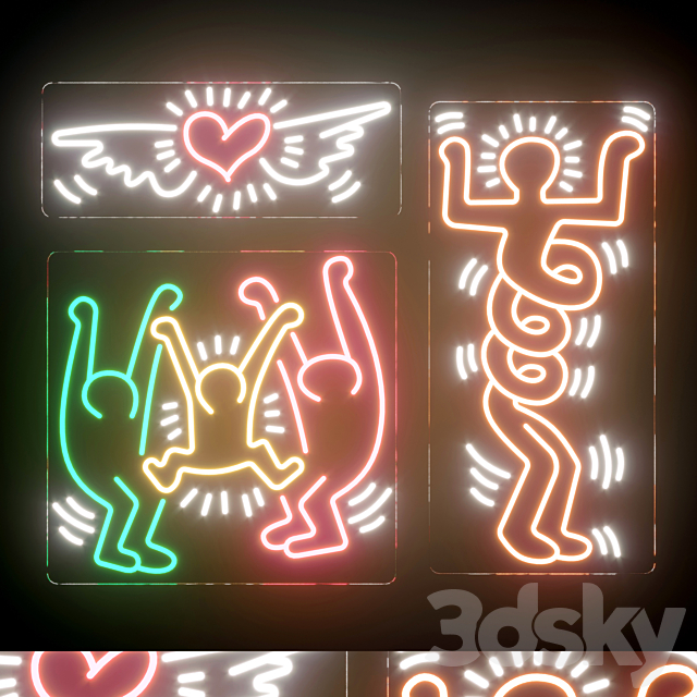 Neon Sign - 3D Models Collection