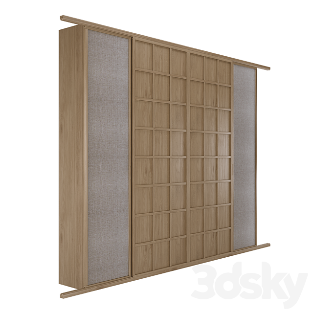 Rack _ Bookcase with decor 2 3ds Max - thumbnail 3
