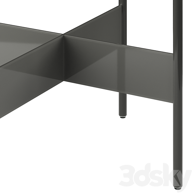 Meyer Dark Pewter Metal Counter Stool 3ds Max - thumbnail 3