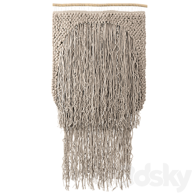 Tapestry Mystery by Helen Loom gray 3ds Max - thumbnail 3